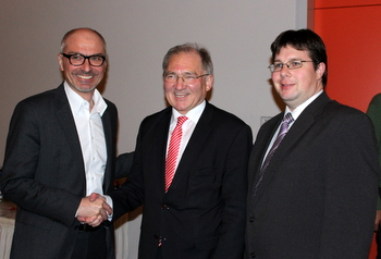 v.l. MdEP Peter Simon, MdL Peter Hofelich, OV-Vors. Michael Lopin